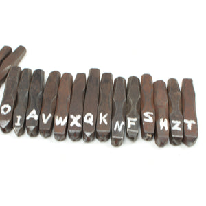 Partial Very Old Font Letter / Number Punches Set