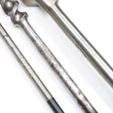 3x Old Stanley Twist Auger Drill Bits - 4/16", 8/16", 16/16" 3x Old Stanley Twist Auger Drill Bits - 4/16", 8/16", 16/16"