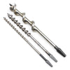 3x Old Stanley Twist Auger Drill Bits - 4/16 3x Old Stanley Twist Auger Drill Bits - 4/16", 8/16", 16/16"
