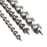 3x Old Stanley 'Russell Jennings' Twist Auger Drill Bits - 6/16", 8/16", 11/16" 3x Old Stanley 'Russell Jennings' Twist Auger Drill Bits - 6/16", 8/16", 11/16"
