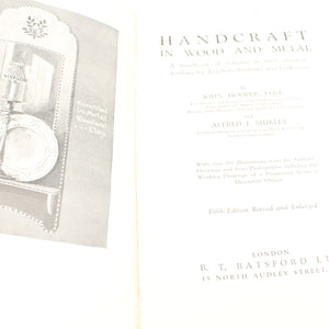 Image Title 3x Old Woodwork, Metalwork and Tools Books