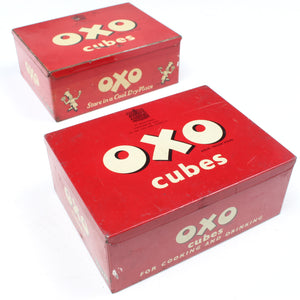 2x Vintage Oxo Tins