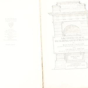 Image Title 2x Old Architectural Building Construction Books C.1920's