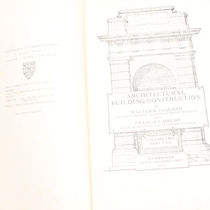 Image Title 2x Old Architectural Building Construction Books C.1920's