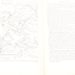Image Title 2x Old Architectural Building Construction Books C.1920's