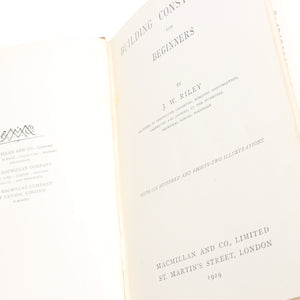 Image Title 5x Old Building Construction Books