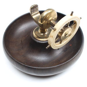 Old Ships Wheel Nutcracker – 7 inch