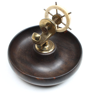 Image Title Old Ships Wheel Nutcracker – 7 inch