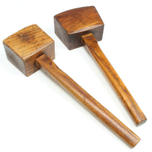 Image Title 2x Old Carpenters Mallets