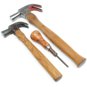 Old Claw Hammers & Pushpin