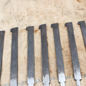 Image Title Old Nurse Wooden Plough Plane + 7 Cutters (Beech)