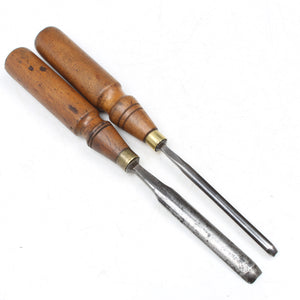Image Title 2x Ward Outcannel Firmer Gouges - 1/4", 1/2" (Beech)