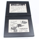 2x 1950's Framed Tool Pictures - Size: A6 2x 1950's Framed Tool Pictures - Size: A6