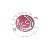 Vintage CC Caravan Club Car Badge