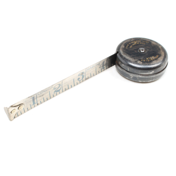 Old Small John Rabone Spring Flex Tape Measure