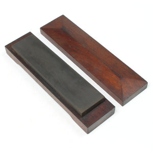 Boxed Oilstone Sharpening Stone - Fine (Mahogany)