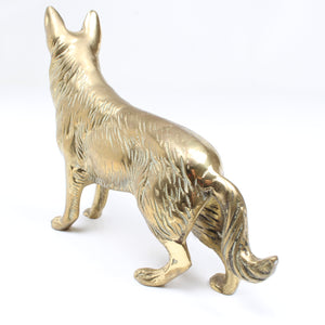 Image Title Old Brass Dog Ornament
