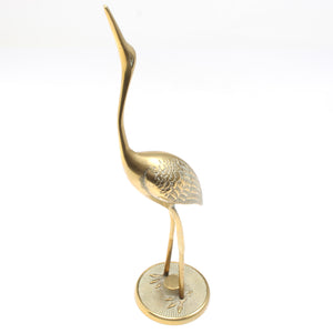 Image Title Old Brass Stork Ornament