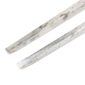 Image Title 2x Old Marples Sash Mortice Chisels – 6mm, 8mm (Ash, Boxwood)