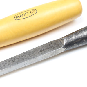Image Title 2x Old Marples Sash Mortice Chisels – 6mm, 8mm (Ash, Boxwood)