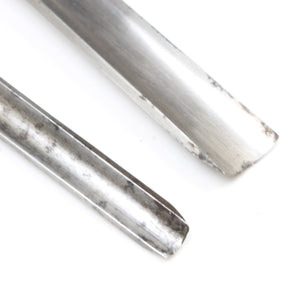 Image Title 2x Old Sorby Outcannel Firmer Gouges - 8mm, 19mm (Ash)