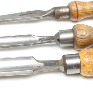 Image Title Old Outcannel Firmer Gouges and Chisel (Ash)