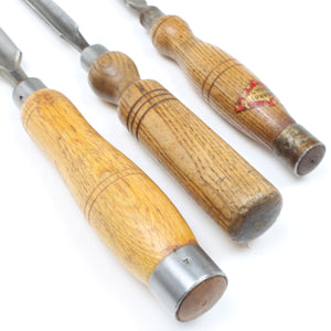 Image Title Old Outcannel Firmer Gouges and Chisel (Ash)