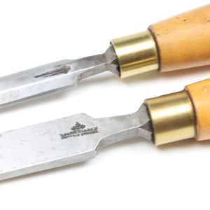 Image Title 2x Old Marples Chisels (Boxwood)