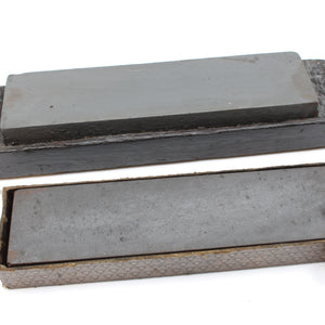 Image Title 2x Oilstone Sharpening Stones & Slipstone (Mahogany)