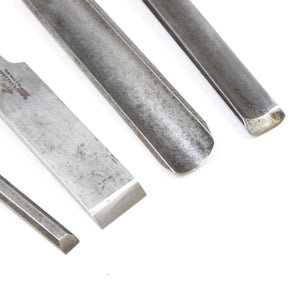 Image Title 4x Old Marples Gouges / Chisels (Boxwood)
