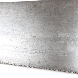 Image Title Disston Philadelphia Panel Saw – 20" -11tpi
