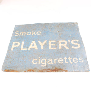Image Title Smoke Player's Cigarettes Sign - 18" x 16"