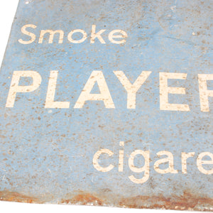 Image Title Smoke Player's Cigarettes Sign - 18" x 16"