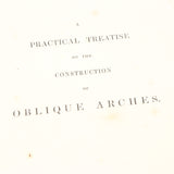 Oblique Arches Book C.1847 Oblique Arches Book C.1847 - OldTools.co.uk