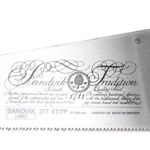 Image Title Sandvik Hand Saw No 277 – 24”- 6tpi (Beech)