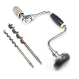 Stanley Drill Brace + 2x Marples Auger Bits - 1/2", 7/8" Stanley Drill Brace + 2x Marples Auger Bits - 1/2", 7/8"