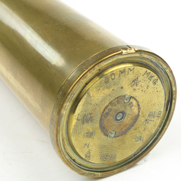 British Brass Shell Case 1949 40mm Mk 4