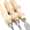 3x Old Marples Firmer Gouges / Chisel (Ash) 3x Old Marples Firmer Gouges / Chisel (Ash)