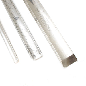 Image Title 3x Old Marples Firmer Gouges (Boxwood)