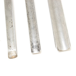 Image Title 3x Old Marples Firmer Gouges (Boxwood)