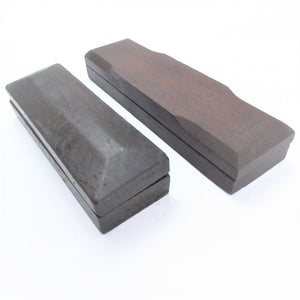 Image Title 2x Boxed Oilstone Sharpening Stones (Mahogany)