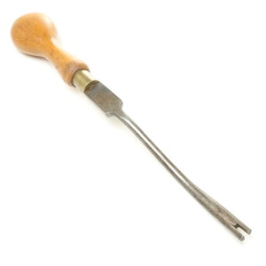 Old Unusual Curved Slotted Screwdriver (Boxwood)