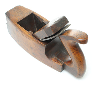 Old Handled Wooden Smoothing Plane (Beech)