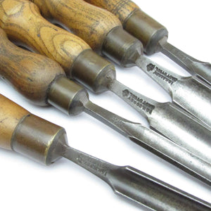 4x I&H Sorby Firmer Gouges +1 FREE Collectable (Boxwood, Ash)