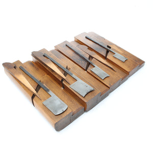 5x Routledge Hollow and Round Planes (Beech)