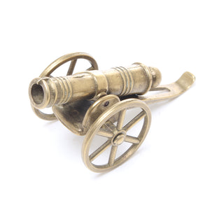 Old Brass Cannon Ornament