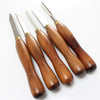 5x Old Crown Woodturning Tools (Ash) - UK ONLY