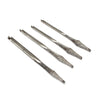 4x Old Thomson Notched Drill Bits