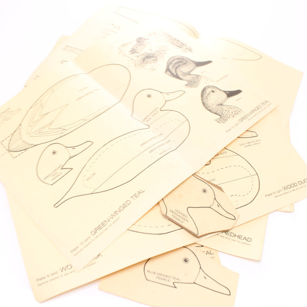 SOLD - Old Duck Decoy Plans / Templates etc. – OldTools.co.uk