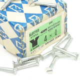 20 Nettlefolds CSK Bright Zinc Screws – 3/4 x 4 - OldTools.co.uk